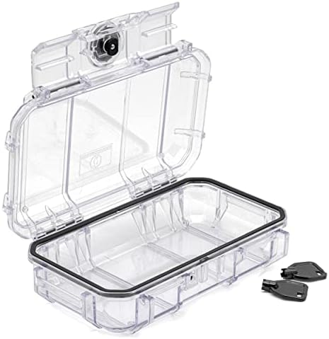 Seahorse 56 OEM Portable Waterproof Dry Box Hard Protective Micro Case - Mil Spec/USA Made / IP67 Waterproof/Lockable/Airtight/Smell Proof - for Hand Tools, Ammo Boxes, Stash Box by SeahorseCases