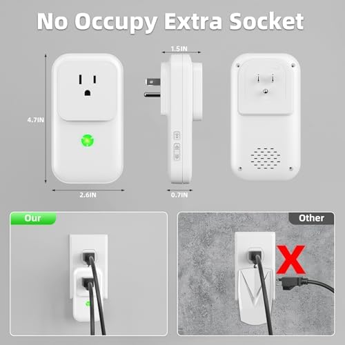 Power Failure Alarm 2 Pack, 120dB Power Outage Alarm for Freezer - Image 6