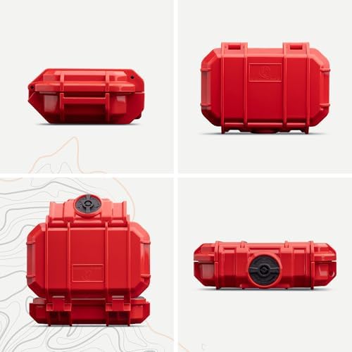 Evergreen 52 Dry Box Protective Case with Pick & Pluck Foam - Travel Safe/Mil Spec/Waterproof/USA Made - for Pistols, Cameras, Phones, Camping, Fishing, Hiking, Traveling, Water Sports, Knives (Red) - Image 2