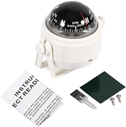 Acouto Dashboard for Trucks, Multi-Purpose Car Mount Sea Marine Bracket Mount Voyager Outside for Boat Caravan Truck Watercraft White
