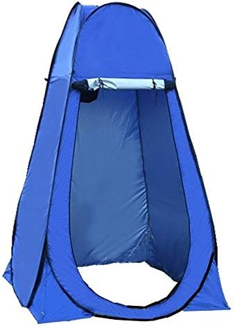 New Pop Up Privacy Shelters Tent Instant Portable Outdoor Shower Tent,Camp Toilet,Changing Room,Rain Shelter for Camping Beach,Outdoor Foldable Changing Room Privacy Shelter (Blue,47*47*74.8") by YZBEIMDAI