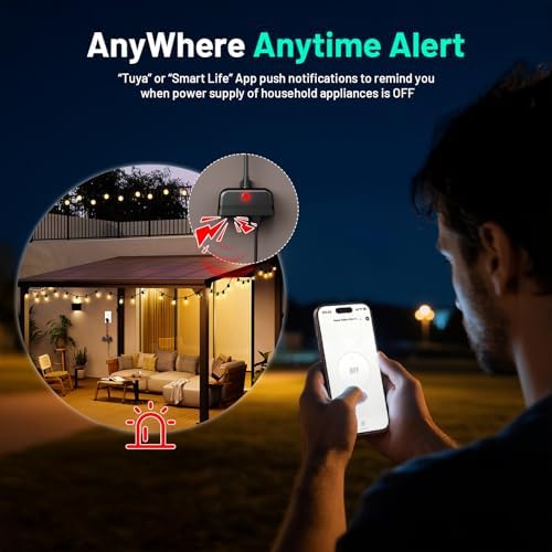 Power Failure Alarm WiFi, Outdoor Power Outage Alarm, App Alert, Loud 110dB - Image 5