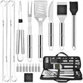 Kaluns Grilling Accessories, Dad Gifts for Fathers Day, Heavy Duty Stainless Steel Grill Set BBQ Grill Accessories for Outdoor Grill with Storage Case and Apron, Best Gifts for Men Dad by Kaluns%C2%AE