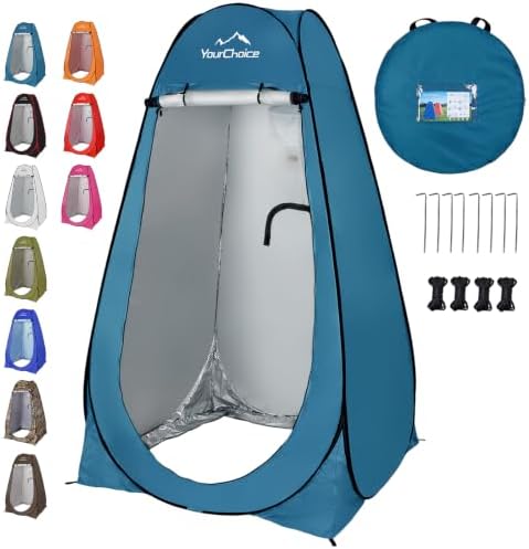 Your Choice Pop Up Shower Tent 47.2" Wx74.8/82.7" H Privacy Changing Tent by YourChoice