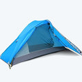 Tarpaulin Shade Cloth Rainproof Cloth Tent Outdoor Single Tent Double-Layer Anti-Storm and Windproof Portable Camping Tent-Ultralight Green (Color : Blue) by Unknown
