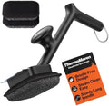 ThermoMaven Bristle-Free BBQ Grill Brush - No Wire Risk Steam Cleaner Removes Burnt Grease Fast - 17" Cool-Touch Handle, Scraper & 3 Replaceable Heads for Gas, Charcoal & Cast Iron by ThermoMaven