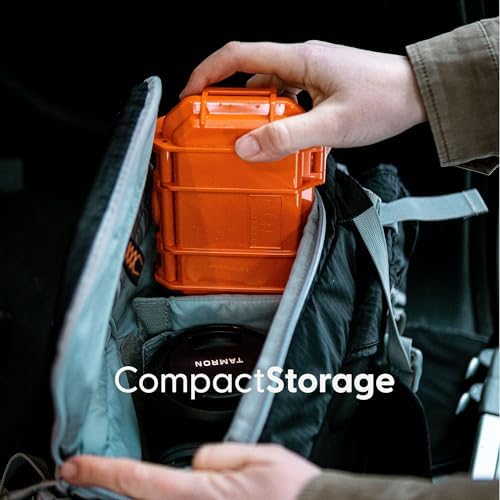 Evergreen Dry Box Tech Organizer – For Camera, Cables, Hard Drives, Memory Cards, Keys, Compatible with GoPro, Airtags (Small, PROFoam, Clear) - Image 5