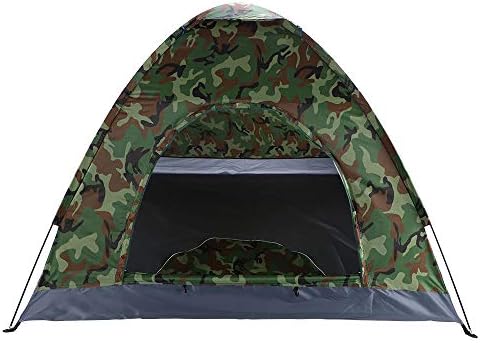 3-4 Person Camping Dome Tent with Carrying Bag, Camouflage Tent for Hiking, Climbing, Camping, Self-Driving Tour, Fishing and Other Outdoor Activities. by Unknown