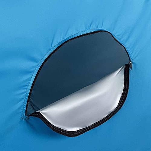 LUSTAR Portable Privacy Shower Toilet Outdoor Camping Tent Shed UV Swim Dressing Latrine Toilet Bird Watching Changing Tent with Bag - Image 6