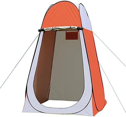 JNYB Portable Pop Up Camping Shower Privacy Tent Dressing Changing Room Shelter for Beach Camp Toilet Outdoor with Zippered Carrying Bag,Orange by Unknown