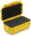 Evergreen 57 Waterproof Dry Box Protective Case with Pick & Pluck Foam - Travel Safe/Mil Spec/USA Made - for Cameras, Phones, Hiking, Boating, Water Sports, Action Cams (Yellow) by EvergreenCases