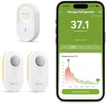 MOCREO WiFi Remote Refrigerator Thermometer, Night Light Hub & 2 Sensor by MOCREO