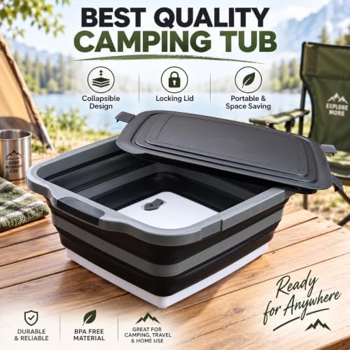 NCA - BBQ Set | BBQ Prep Tub 4gallon, BBQ Blanket, 21" Meat Resting Bag, Insulated Triple Layer | Foldable Cutting Board, Drain Plug - Image 5