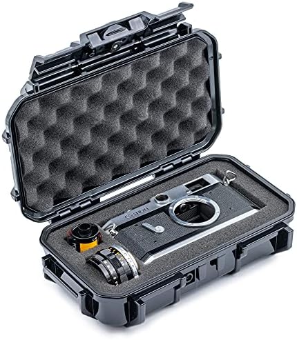 Evergreen 56 Waterproof Dry Box Protective Case with Pick & Pluck Foam - Travel Safe/Mil Spec/USA Made - for Cameras, Phones, Camping, Fishing, Hiking, Water Sports, Knives, Survival (Black) by EvergreenCases