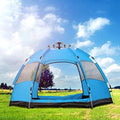 Camping Tent Instant Pop-Up Tent Family Dome Tent with Carry Bag Bell Tent Waterproof Windproof for Camp Backpacking Hiking Outdoor Lightweight,Blue,M by Unknown