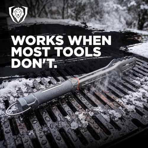 Dalstrong 16" Locking BBQ Tongs - Titanium Nitride Stainless Steel - Image 5