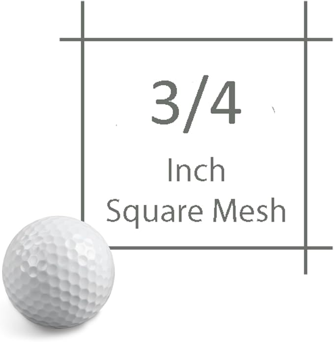 JFN Netting Repair Kit for #18 Nylon 1", Black Golf Net