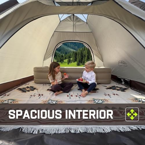 Happy Travel 2/4 Person Camping Tent, Instant Easy Pop Up Tents for Camping - Image 3