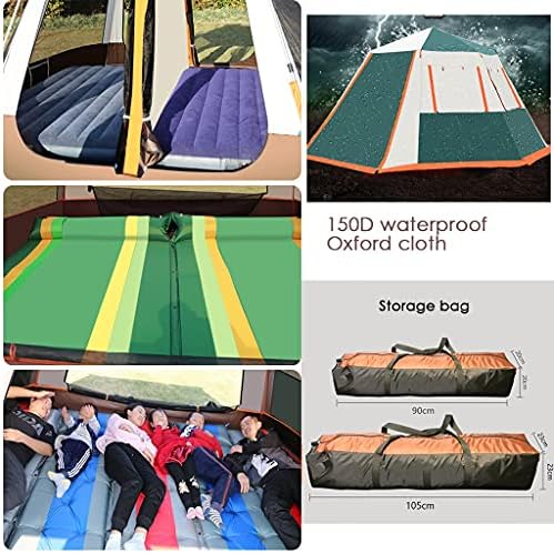 YXCKG Pop Up Tent for 3 to 4 Person, Camping Outdoor Tent, Family Camping Tent with 360° Panoramic View, Ventilation, Waterproof Dome Tent for Kids, Camping, Beach, and Outdoor - Image 4