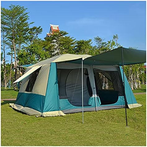 YXCKG Oversized Tents, Camping Tents, Tents for Camping 10 Person Waterproof, Camping Tents with Sun Shelter UV Protection, Instant Family Tents for Traveling, Camping, Picnic and Outdoor (Color : A) by Unknown