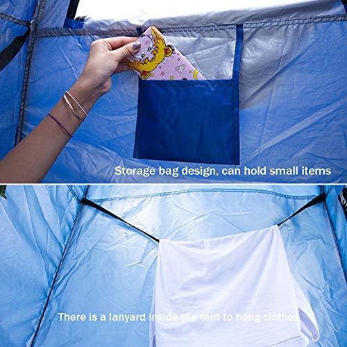 New Pop Up Privacy Shelters Tent Instant Portable Outdoor Shower Tent,Camp Toilet,Changing Room,Rain Shelter for Camping Beach,Outdoor Foldable Changing Room Privacy Shelter (Green,47*47*74.8") - Image 7