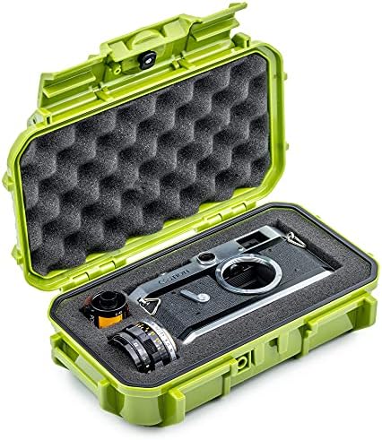 Evergreen 56 Waterproof Dry Box Protective Case with Pick & Pluck Foam - Travel Safe/Mil Spec/USA Made - for Cameras, Phones, Camping, Fishing, Hiking, Water Sports, Knives, Survival (Green) by EvergreenCases