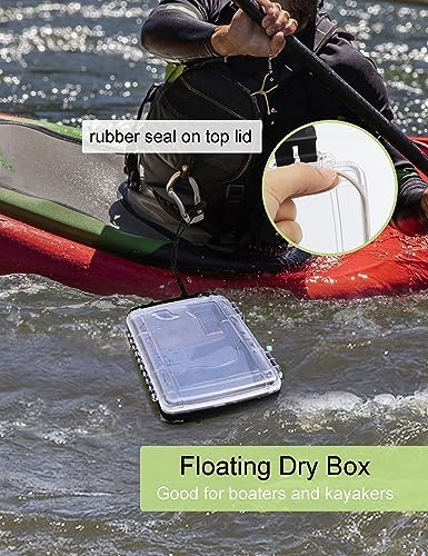 Waterproof Dry Box Waterproof Containers Waterproof Box for Kayaking Small Waterproof Storage Box Floating Dry Case for Boat Watertight Drybox - Image 3