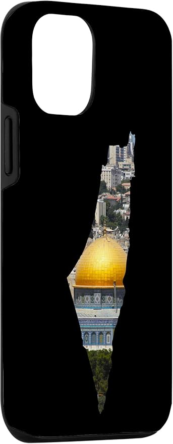 Palestinian Map Al Aqsa Jerusalem in Palestine Case for iPhone 12/12 Pro