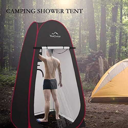 Your Choice Pop Up Shower Tent 47.2" Wx74.8/82.7" H Privacy Changing Tent - Image 3