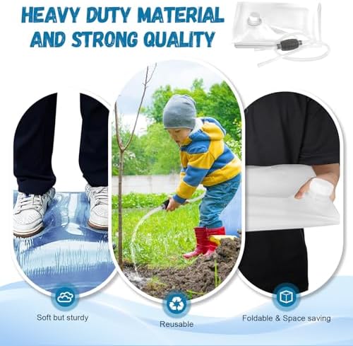 Buzzlett 3 Pcs 40 Gallon Water Storage Bladder, Foldable and Resuable - Image 5