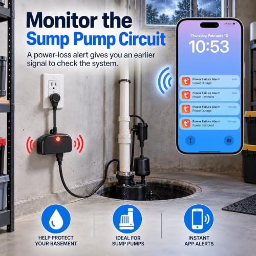 Daytech Power Failure Alarm WiFi,Freezer Power Outage Alarm with App Alerts - Image 3