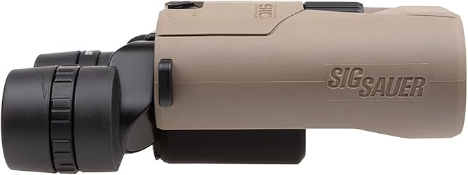 SIG SAUER Zulu6 FDE HDX OIS 12X42mm Waterproof Fog-Proof Portable Roof Prism Binocular with Image Stabilization (SOZ6WP12)