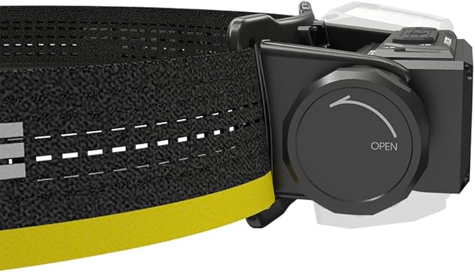 Nitecore HC65 UHE Headlamp, 2000 Lumen Max Heavy Duty Metal, USB-C Rechargeable with White, Red, and Reading Lights for Camping, Hiking, Hunting, and Industrial Works (Black)