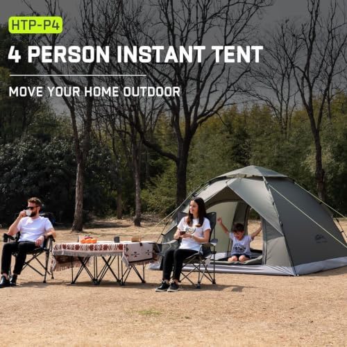 Happy Travel 2/4 Person Camping Tent, Instant Easy Pop Up Tents for Camping - Image 5