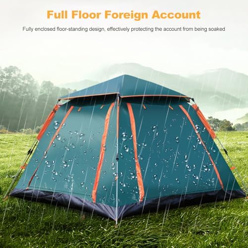 Ergocar Dome Tent Waterproof & Windproof Ultralight 3-4 People Camping Hiking Tent Easy Pop Up for Family, Festival, Hiking, Backpacking & Mountaineering - Image 4