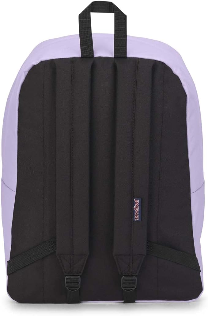 JanSport SuperBreak One Backpacks - Durable, Lightweight Bookbag with 1 Main Compartment, Front Utility Pocket with Built-in Organizer - Premium Backpack, Pastel Lilac