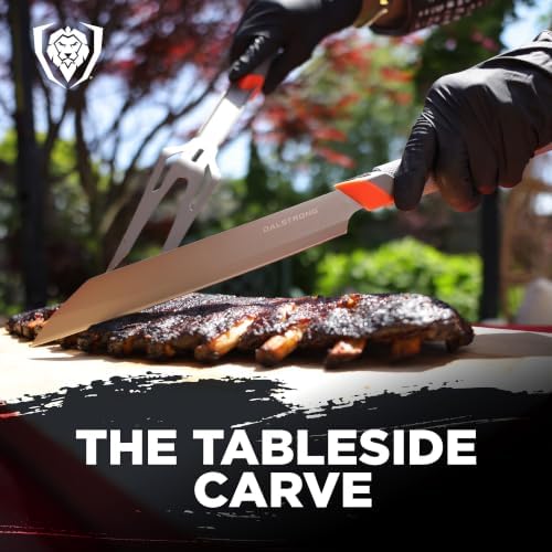 Dalstrong BBQ Knife & Fork Set - 16" Grill Knife & 18" Meat Fork - Image 3