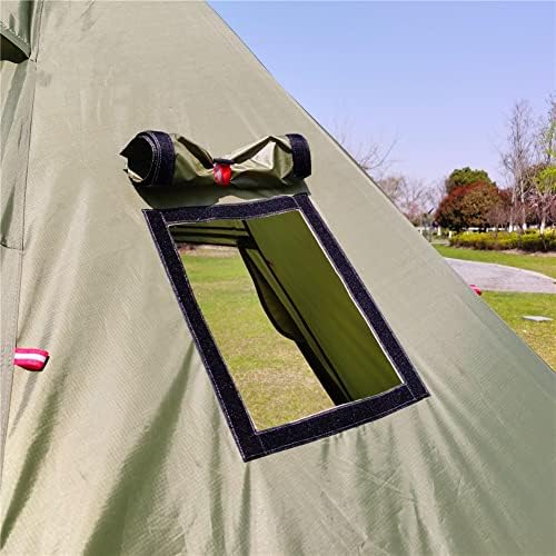 Ultralight 3-4 Person Teepee Tent with Snow-Skirt and Stove Jack Without Mesh Backpacking Outdoor Tent - Image 4