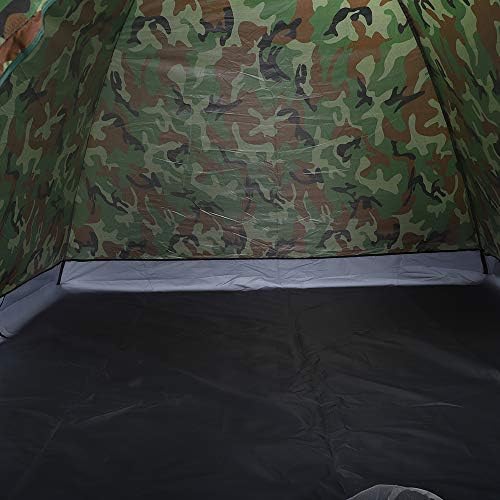 Camouflage Camping Dome Tent for 3-4 Person, Waterproof Fabric Backpacking Tents Family Camping Tents for Hiking, Travel, Outdoor, Self-Driving Tour - Image 6