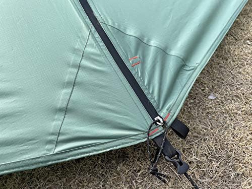 4 Person Tipi Hot Tent with Fire Retardant Stove Jack for Flue Pipes with 2 Doors Height 6.56FT - Image 7