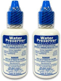 Water Preserver for 55 Gallon Water Tank 2 Pack - Made in USA - Purifies Drinking Water for 5 Years - for Emergency Storage, Rain Collection, Survival Kit, Hurricane & Earthquake by GreenGoods