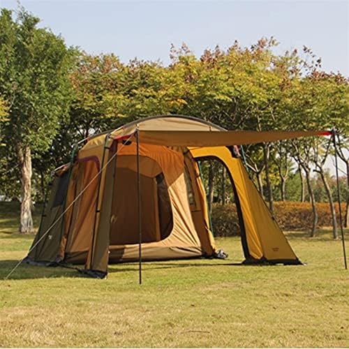 YXCKG 5-8 Man Tent Camping Tent, Tunnel Tent, Cabin Tent 6 Person for Family, Outdoor Canopy Tent with Carrying Bag Easy to Set Up, Windproof Fabric for Kids, Camping, Beach, and Outdoor (Color : B) - Image 3