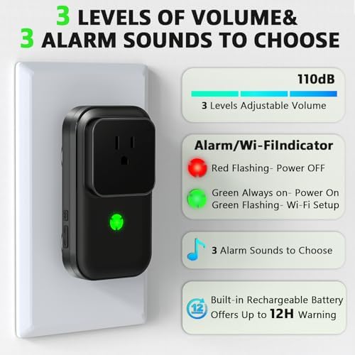 Power Failure Alarm WiFi, Freezer Power Outage Alarm, Free App Notification - Image 6