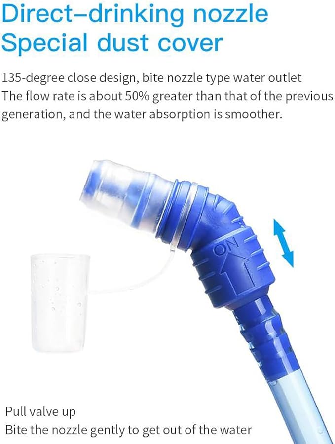 AONIJIE Hydration Bladder 3L Water Reservoir, Leakproof Water Storage Bladder Bag, BPA Free, Large Opening, for Hiking Camping Running