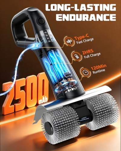 PUNOLAZY Electric Grill Brush for Outdoor Grill Cordless BBQ Brush - Image 3