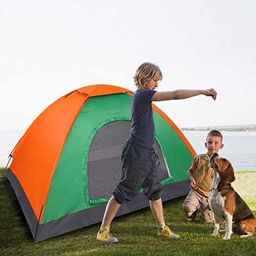 Ochine 1/2/4 Person Camping Tent Family Tents Pops Up Tent Waterproof Windproof Easy Setup Tent Lightweight Dome Tent for Outdoor Camp, Backpacking, Hiking, etc (Ship from USA) - Image 2