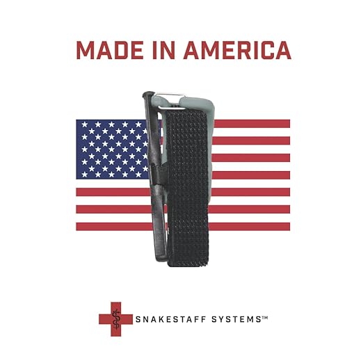 Snakestaff Systems Tourniquet - ETQ Gen 2 Made in The USA | EDC Gear for Trauma Kits, Tourniquet Kits, and Medical Emergency Bags | Gray (1 Inch)