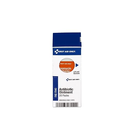 First Aid Only FAE-7040 SmartCompliance Refill Antibiotic Ointment Packets, 20 Count