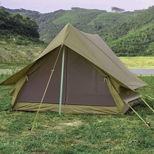 Camping Tent Waterproof Windproof Bell Tent Family Dome Tent for Camp Backpacking Hiking Outdoor Lightweight,Instant Pop-Up Tent with Carry Bag & Nail - Image 7