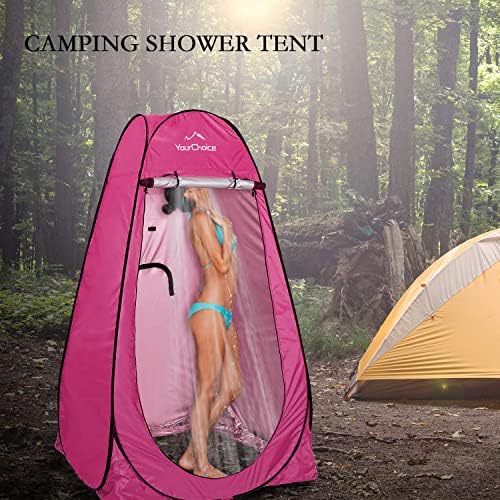 Your Choice Pop Up Shower Tent 47.2" Wx74.8/82.7" H Privacy Changing Tent - Image 4